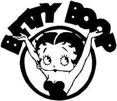 Betty Boop, vinyl decal sticker