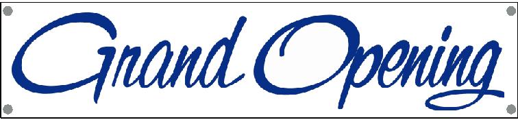 Grand Opening Banner