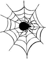 Spider in a Web, Vinyl cut decal