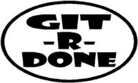 Git-R-Done, Vinyl cut decal