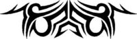 Tribal Design, Vinyl cut decal