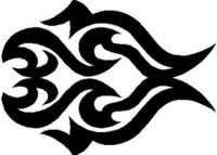 Tribal Design, Vinyl cut decal