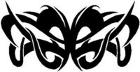 Tribal Design, Vinyl cut decal