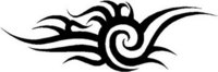Tribal Design, Vinyl cut decal