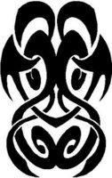 Tribal Design, Vinyl cut decal