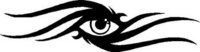 Tribal Eye, Vinyl cut decal