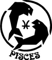Pisces, Vinyl cut decal