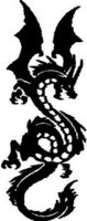Dragon, Vinyl decal sticker 