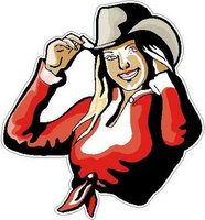 Cowgirl, Full color decal
