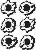 Bullet Holes, Vinyl Cut