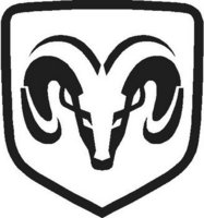 Dodge Ram Head, Vinyl cut decal