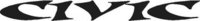 Honda Civic, Windshield Banner