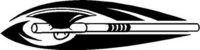 Native ax, Vinyl cut decal