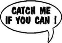 Catch me if you can!, Call out, Vinyl cut decal