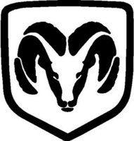 Dodge Ram Head, Vinyl cut decal