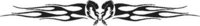 Tribal Dodge Ram Head, Windshield Banner