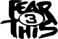Fear This, Dale Earnhdt 3, Vinyl decal sticker