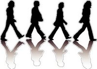 Beatles, Vinyl decal sticker