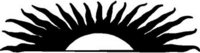 Sun, Vinyl cut decal