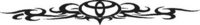 Toyota Logo with Tribal, Windshield Banner