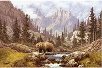 Bear Mural for your Rv by the Square Foot NOT Laminated