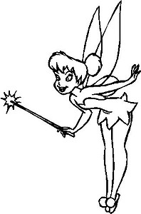 Tinkerbell, Vinyl cut decal