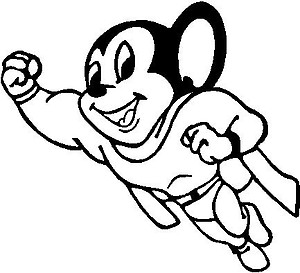 Mighty Mouse, Vinyl cut decal