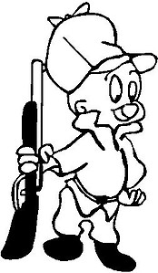 Elmer Fud, Vinyl cut decal