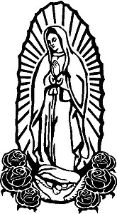 Guadalupe, Vinyl cut decal