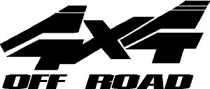 4x4 Off Road, Vinyl decal sticker