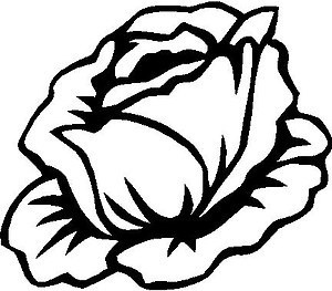 Rose, Vinyl decal sticker 