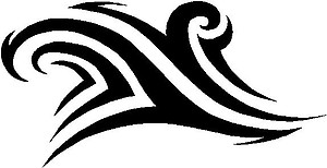 Tribal Design, Vinyl cut decal