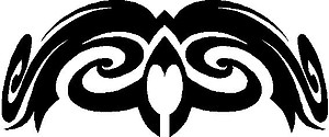 Tribal Design, Vinyl cut decal