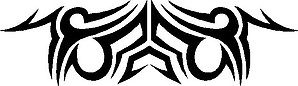 Tribal Design, Vinyl cut decal