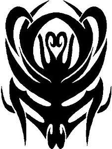 Tribal Design, Vinyl cut decal