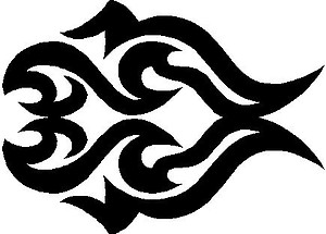 Tribal Design, Vinyl cut decal