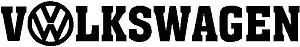 Volkswagen, Vinyl decal sticker