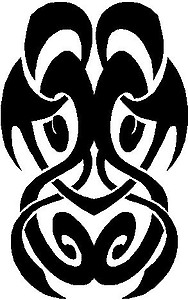 Tribal Design, Vinyl cut decal