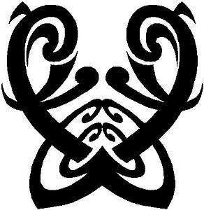 Tribal Design, Vinyl cut decal