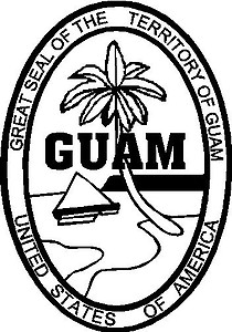 Guam Seal, Vinyl cut decal