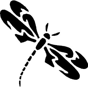 Dragon Fly, Vinyl decal Sticker 