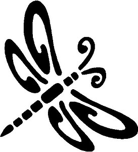 Dragon Fly, Vinyl decal Sticker 