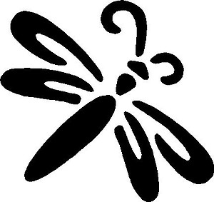 Dragon Fly, Vinyl decal Sticker 