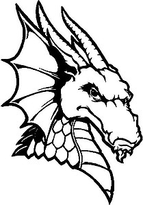 Dragon Head, Vinyl decal sticker 