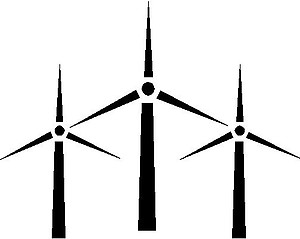 Wind mills, Vinyl decal sticker