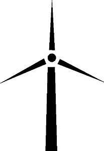 Wind mill, Vinyl decal sticker