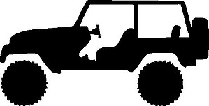 Jeep, Vinyl cut decal