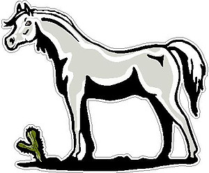 Horse, Full color decal