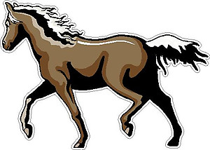 Horse, Full color decal