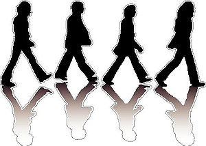 Beatles, Vinyl decal sticker